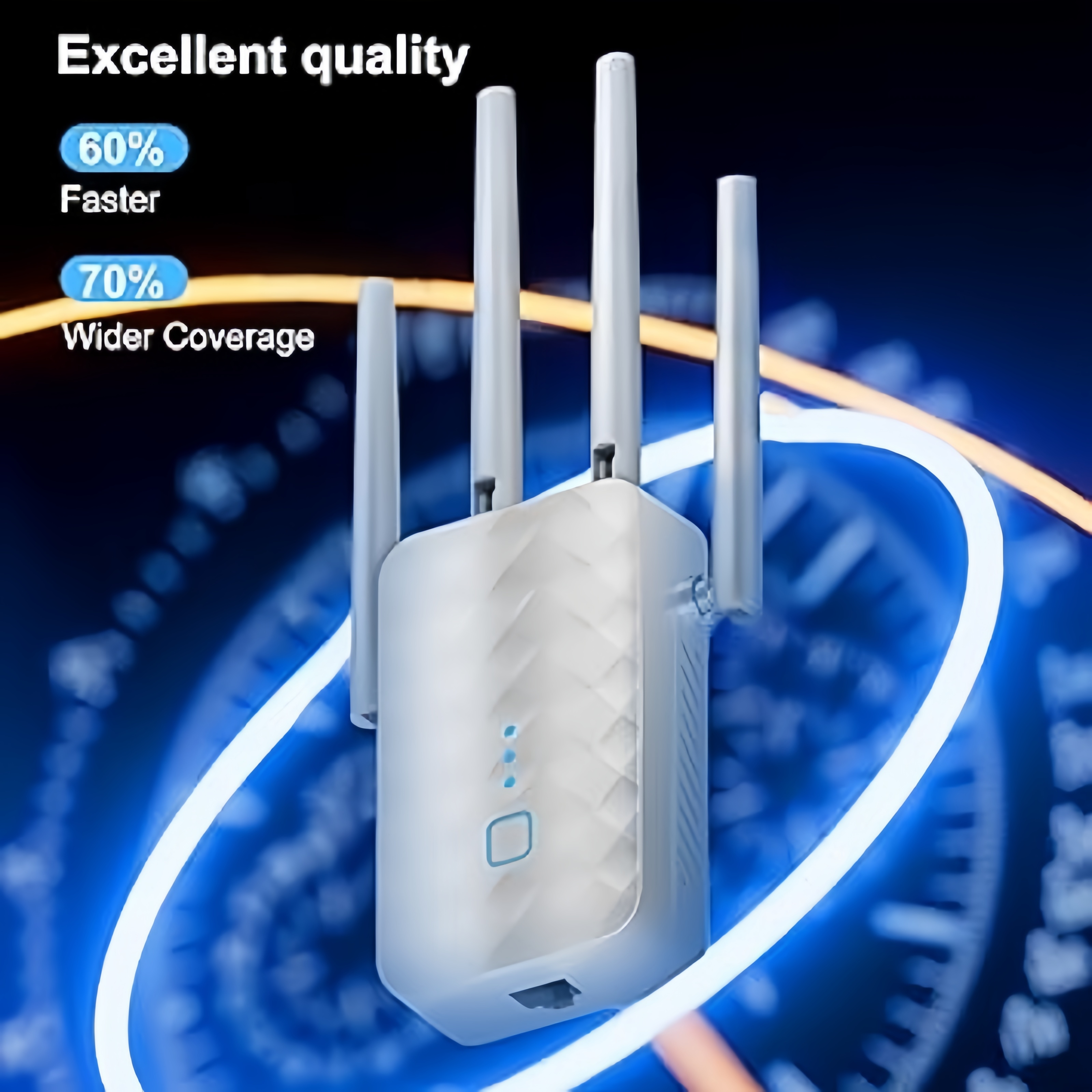 1200Mbps WiFi Repeater Wireles - Home Security Network ulasan dan harga