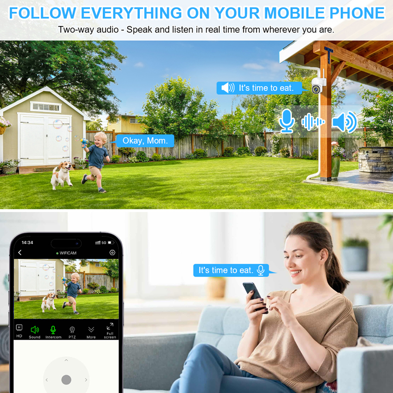 Smar 3MP Wireless CCTV Securit - Home Security Network ulasan dan harga