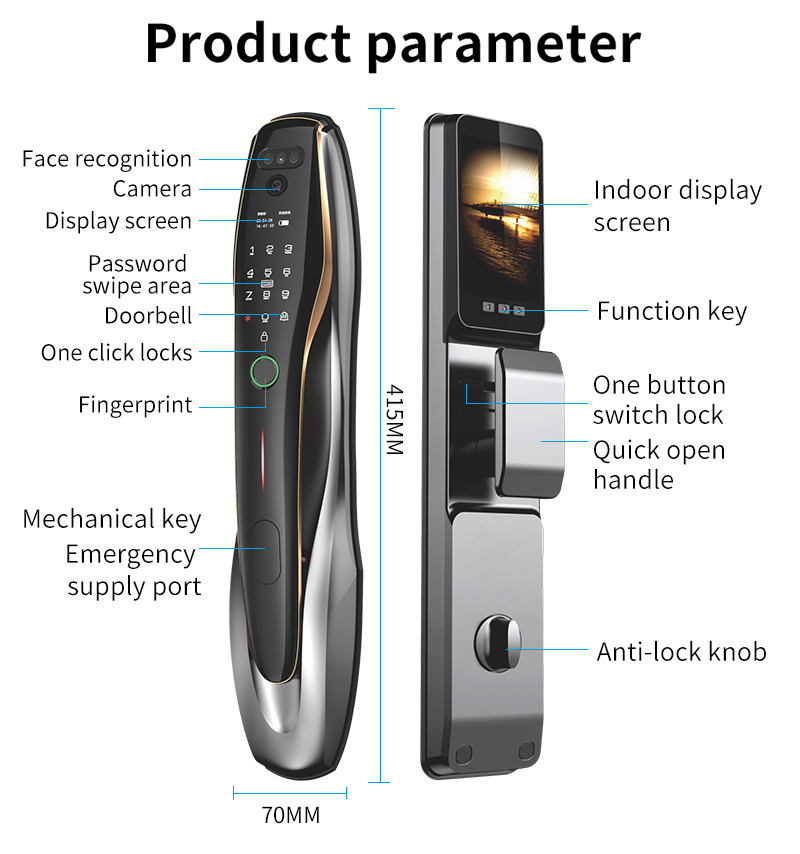 TYSH Tuya Security Fingerprint - Home Security And Cameras ulasan dan harga