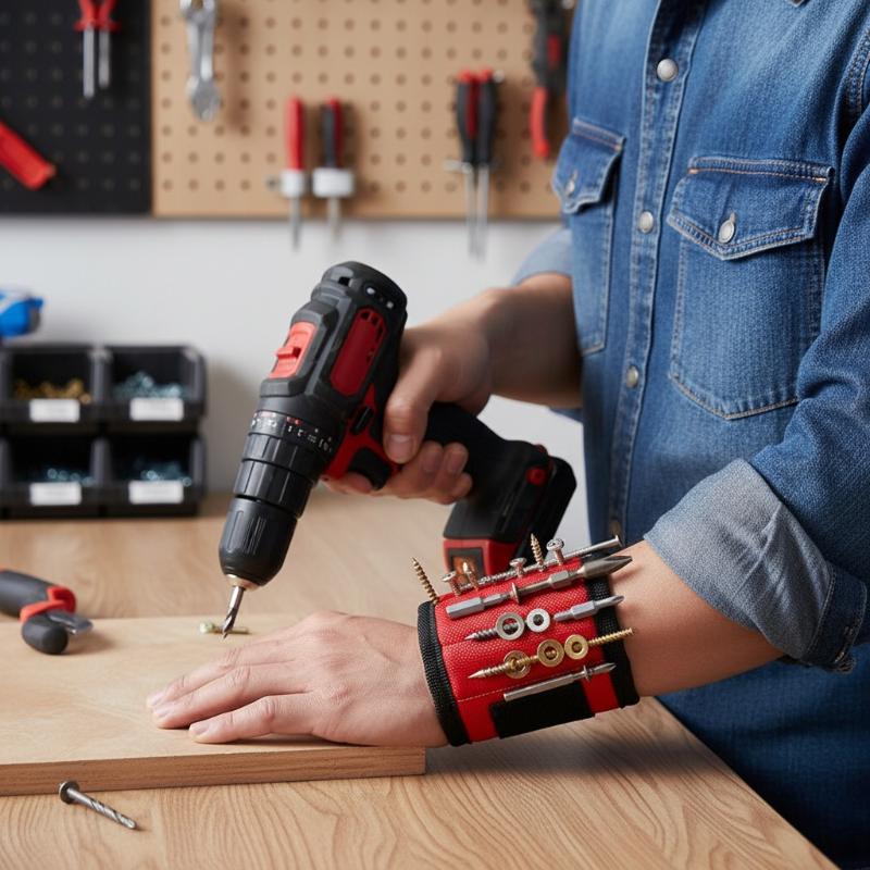 Strong Magnetic Tool Wristband - Home Security Project ulasan dan harga