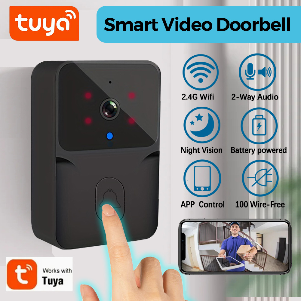 Tuya Wireless Smart Video Door - Home Security Monitoring System ulasan dan harga