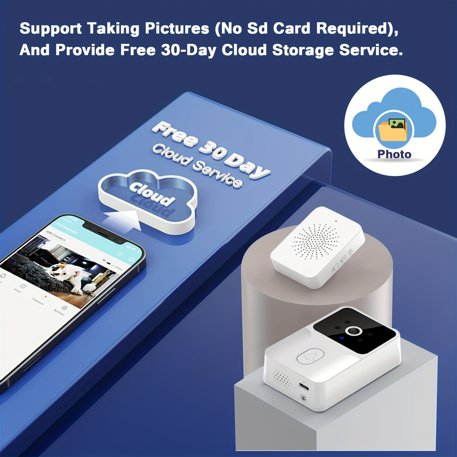Tuya Wireless Smart Video Door - Home Security Monitoring System ulasan dan harga